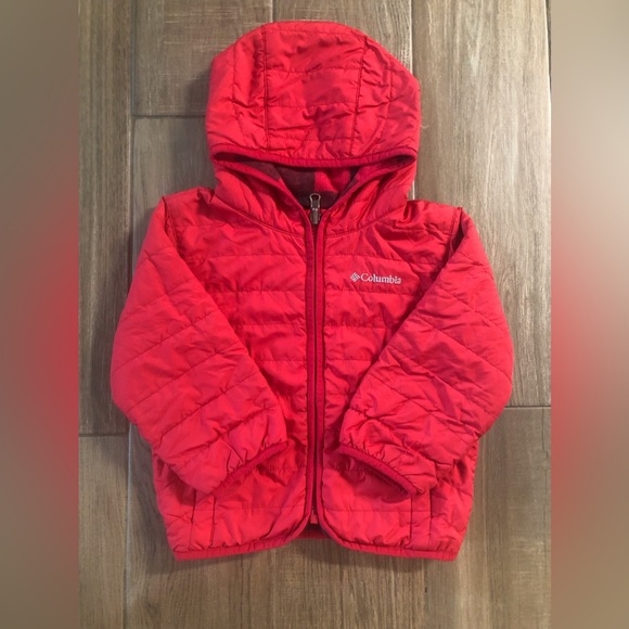 Columbia Toddler Boy Double-Sided (Reversible) Hooded Jacket - Size 3T - Picture 1 of 3